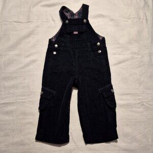 Jojo Maman Bébé boys 12-18 months navy corduroy overalls, NWOT